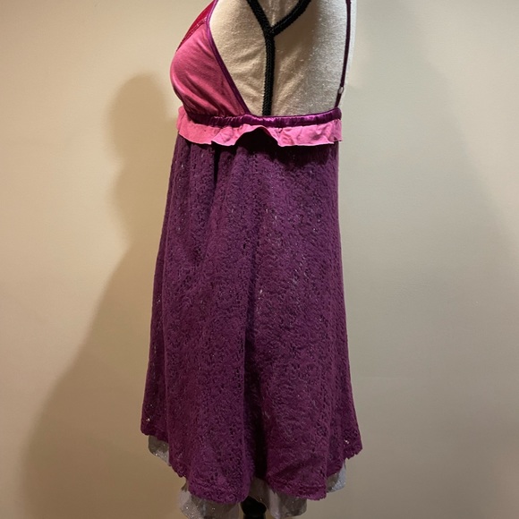 Free People Vintage Boho Lace Overlay Slip Dress - Picture 5 of 10